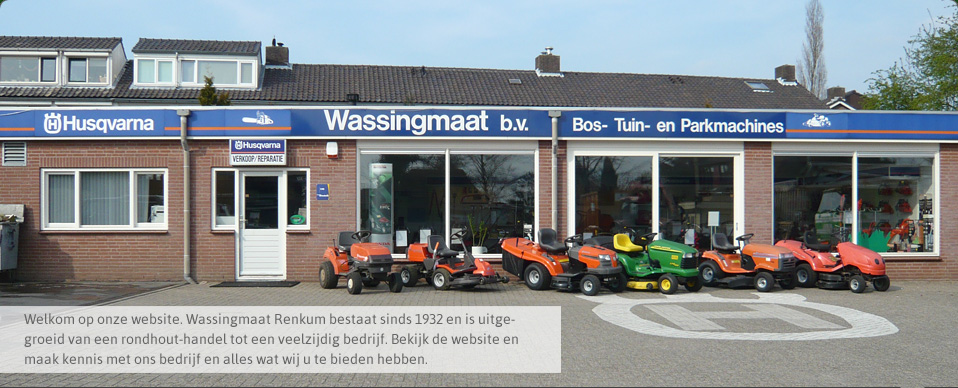 Welkom bij Wassingmaat bv.